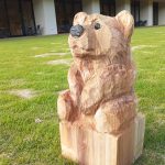 チェーンソーで作るクマの木彫り】 はじめてでもできるチェーンソー 